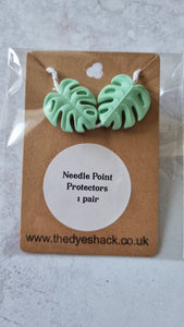 Needle Point Protectors Monstera Leaves