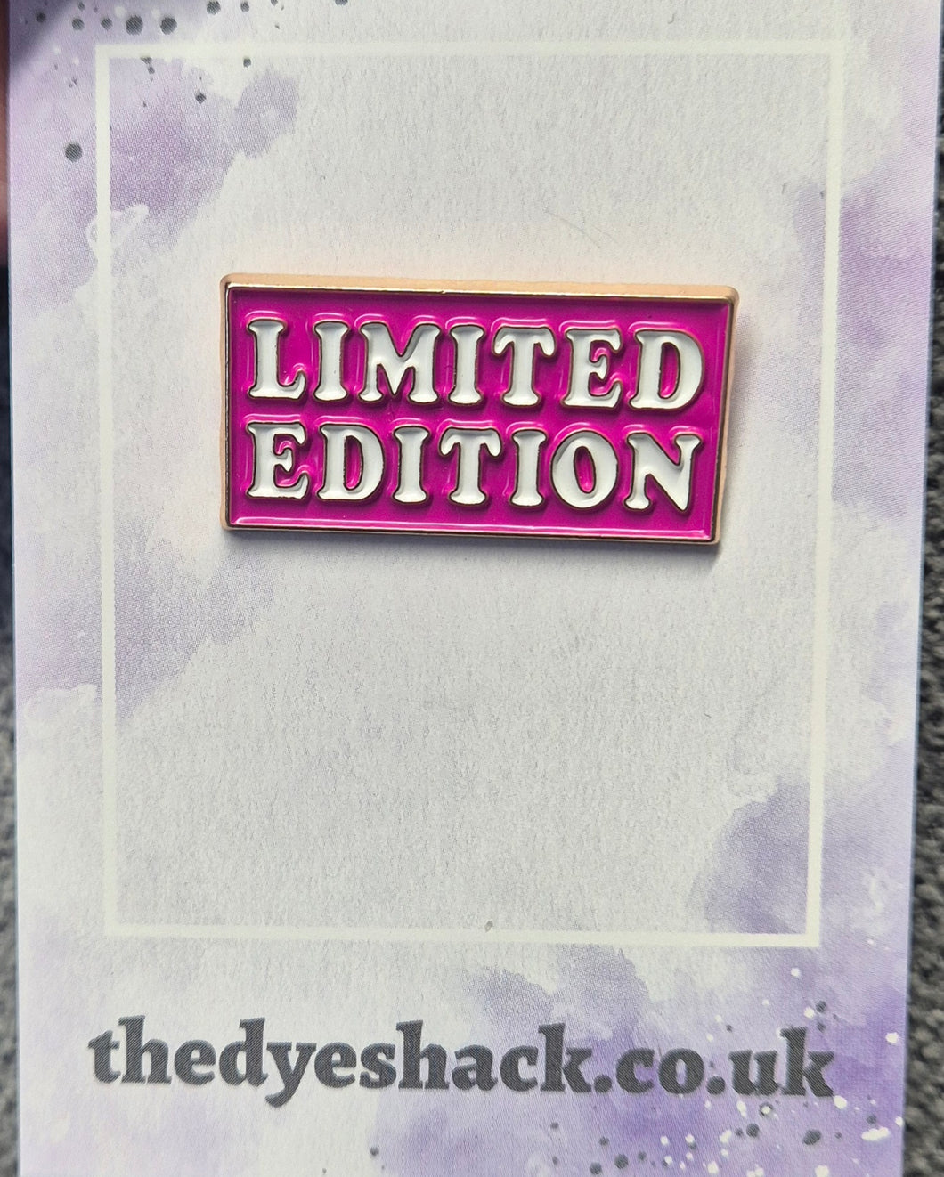 enamel pin badge - Limited Edition